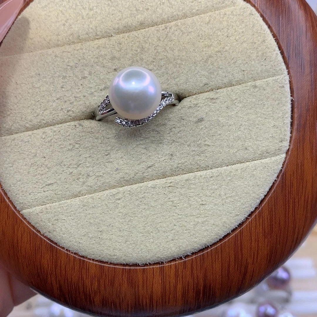 淡水珍珠合金戒指F