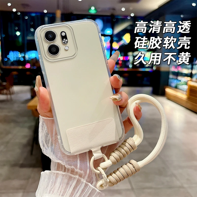 全透明软硅胶荣耀Play9t手机壳ALT-AN00全包边精孔简约大气防摔女