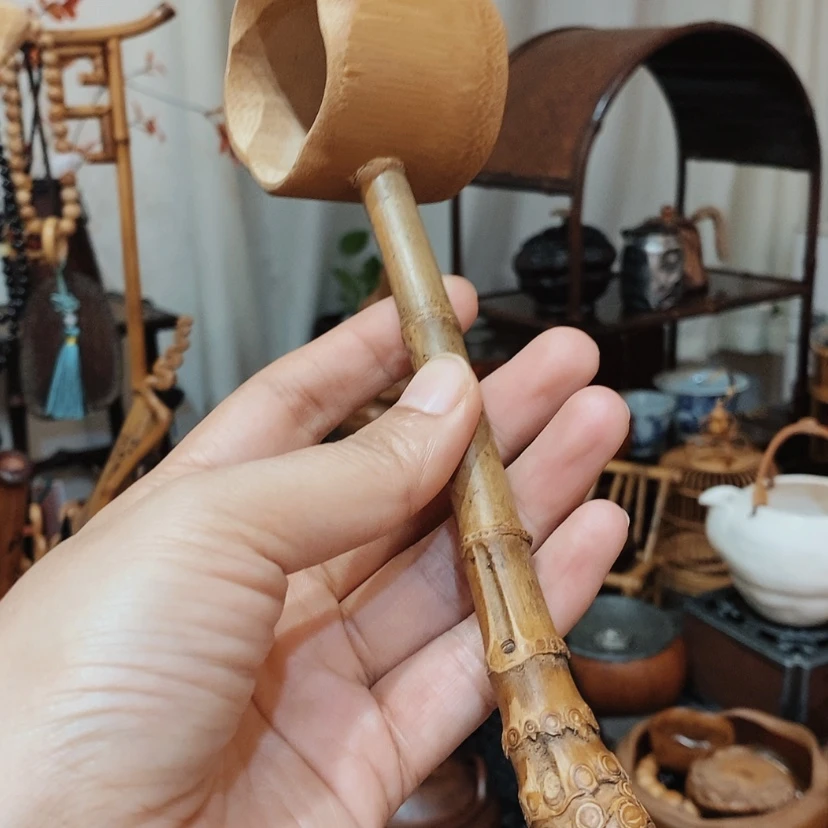 【闪购商品】陶瓷竹梅花茶勺