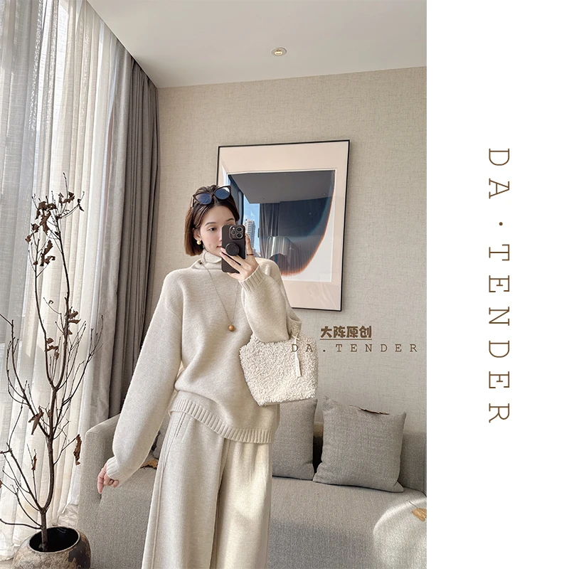 DA【清-冬款】冬日暖心高领毛衣-4112BO