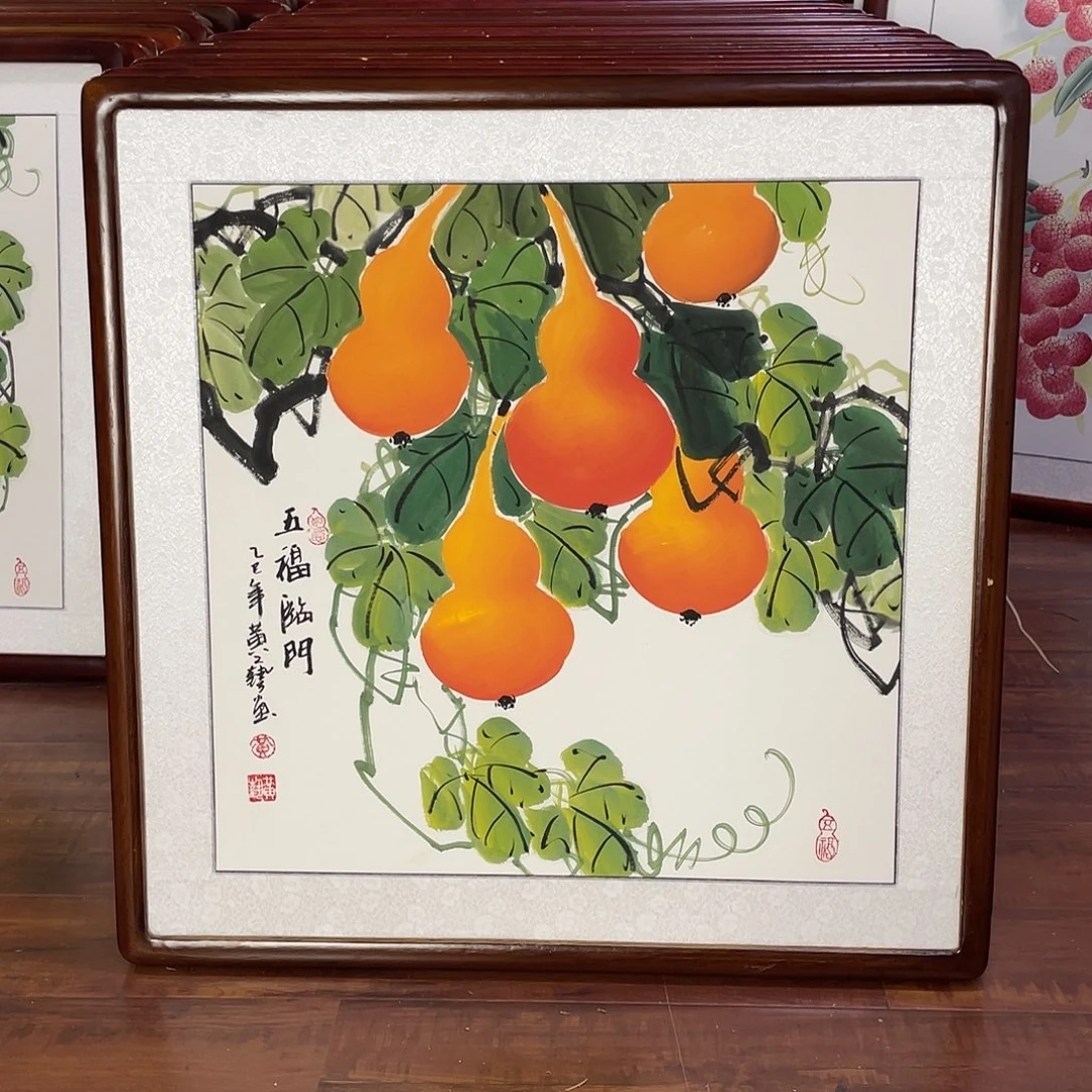 国画带框尺寸63*63厘米