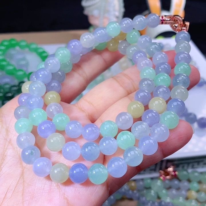 翡翠手链未镶嵌翡翠卡8