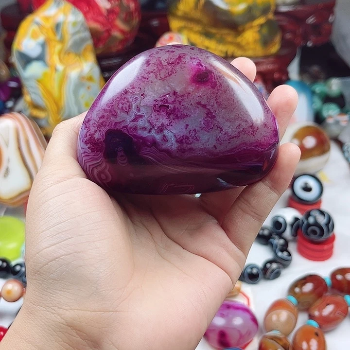 玛瑙/玉髓未镶嵌耳饰