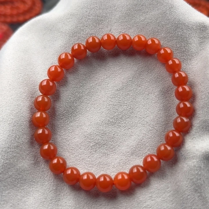 南红玛瑙手串未镶嵌k*i