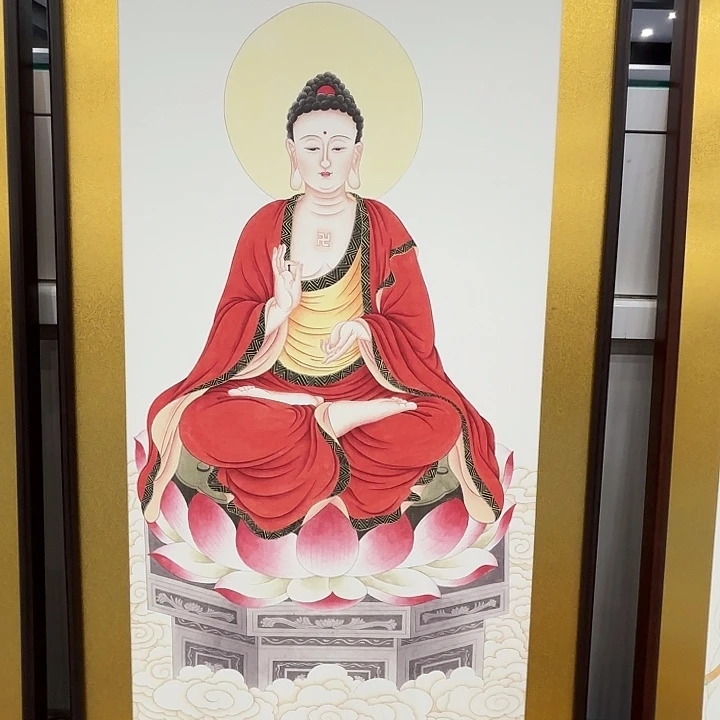 卷轴画唐卡作品框