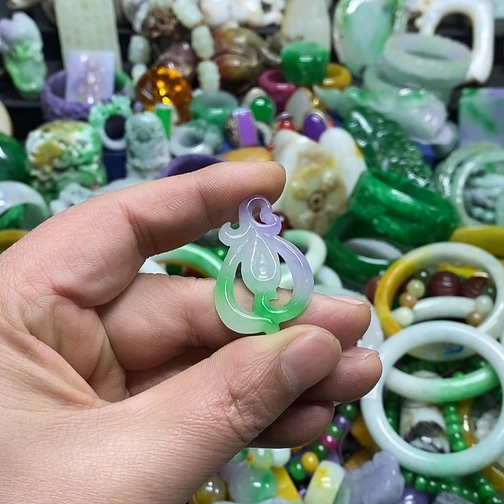 颈饰未镶嵌翡翠缅甸翡翠首饰配饰