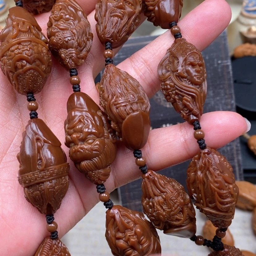 【闪购商品】橄榄核手串橄榄手工雕刻工艺