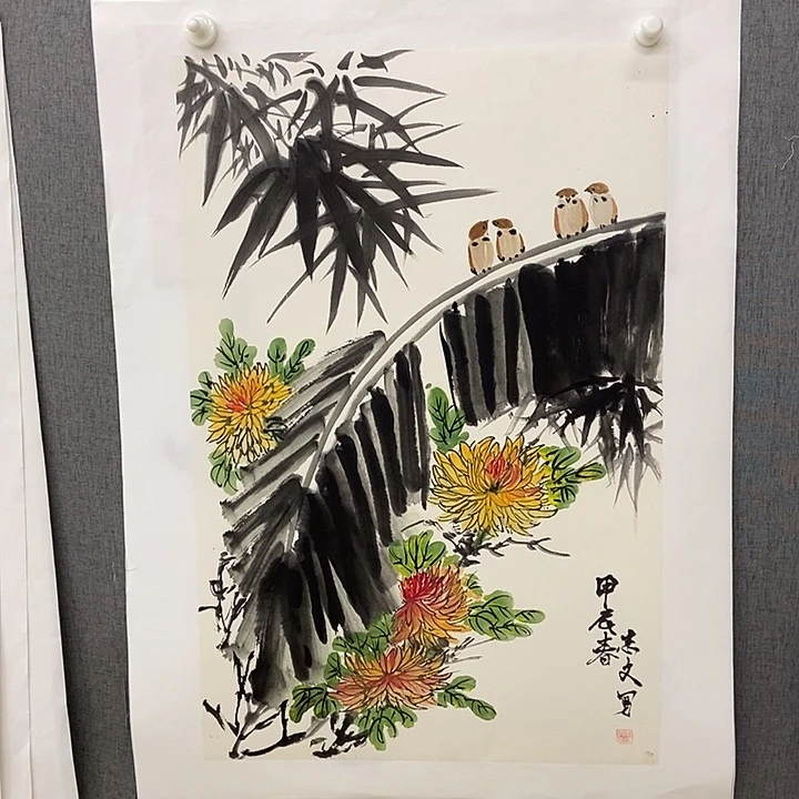 国画手寫手繪作品3