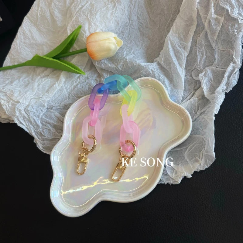 KESONG夏日亚克力马卡龙糖果挂件适用苹果/安卓/包挂