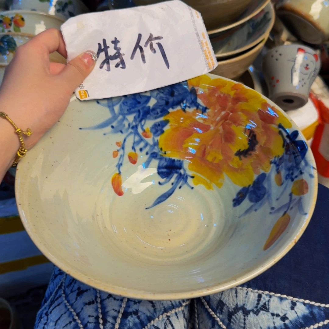 瓷片景德镇陶瓷手工手绘