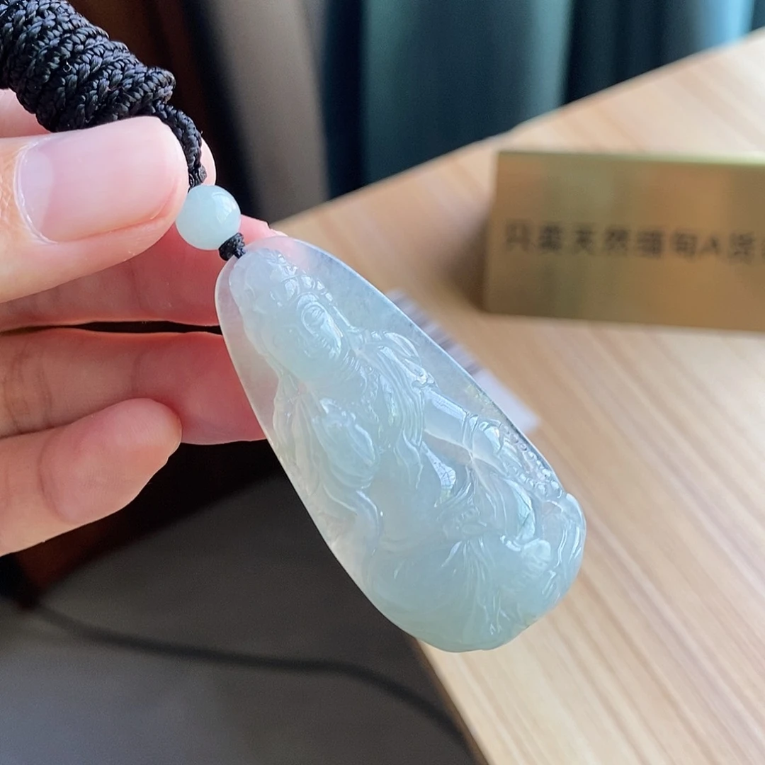 【闪购商品】颈饰未镶嵌翡翠天然缅甸A货翡翠