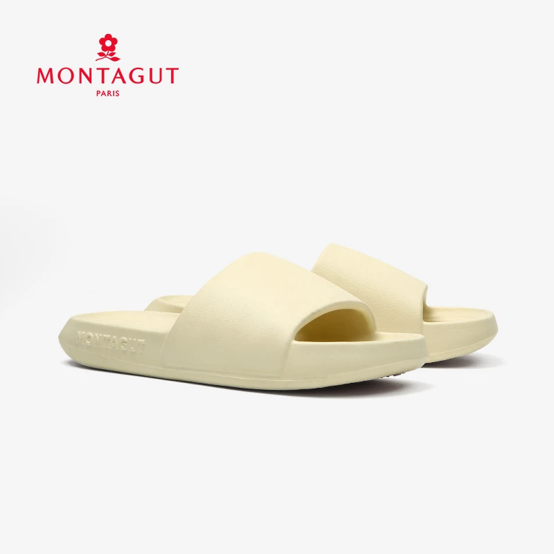 Montagut/梦特娇夏季男软底厚底防滑浴室女洗澡漏水拖鞋防臭