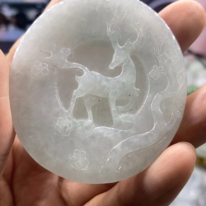 红***姐翡翠未镶嵌吊坠(不含链)2866