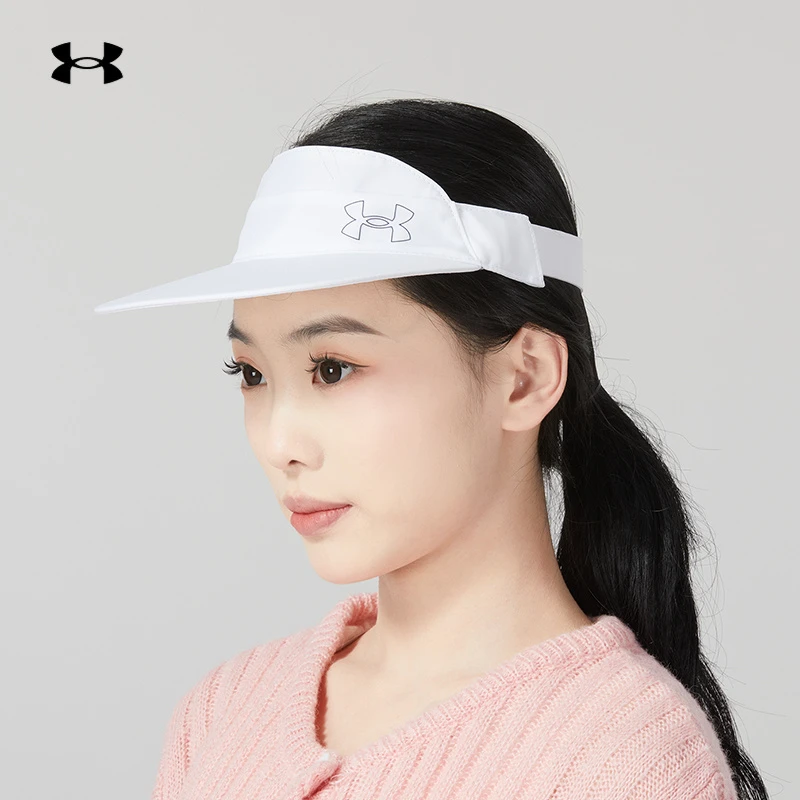 [流光风]安德玛空顶帽女帽秋季户外健身帽遮阳运动帽高尔夫训练帽