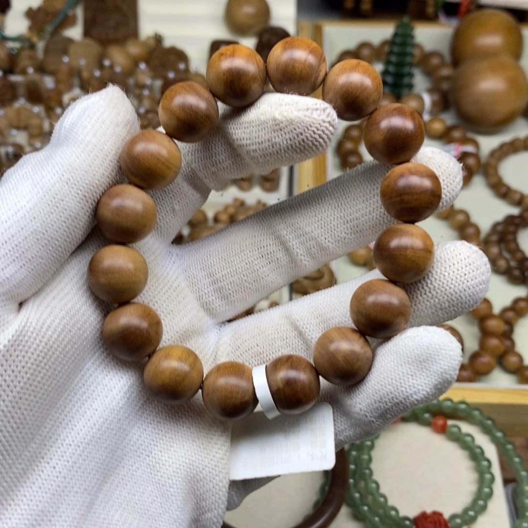 檀香木手串/手链印度迈索尔老山檀1.3沉水