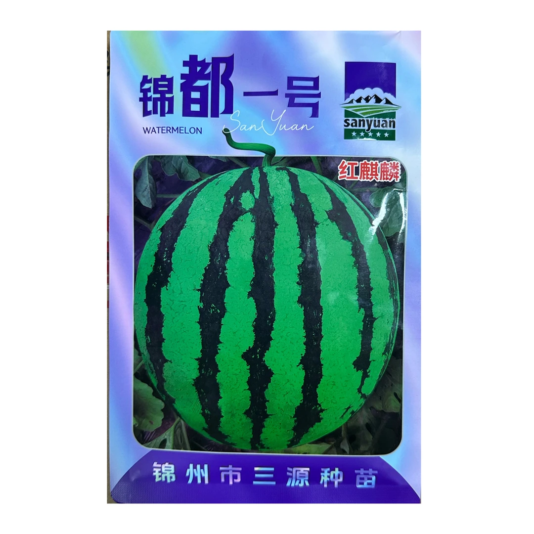 锦都一号正宗特大西瓜麒麟种子种籽超甜薄皮抗病早熟高产四季寻梦
