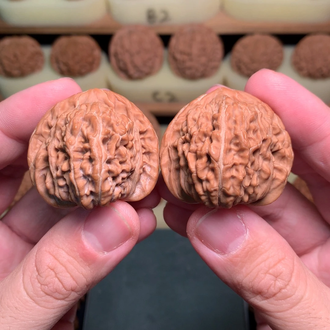 文玩核桃吊坠39三角桩平谷四座楼全品