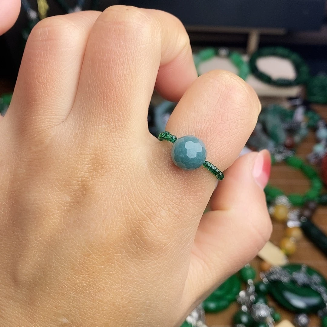 翡翠未镶嵌戒指99