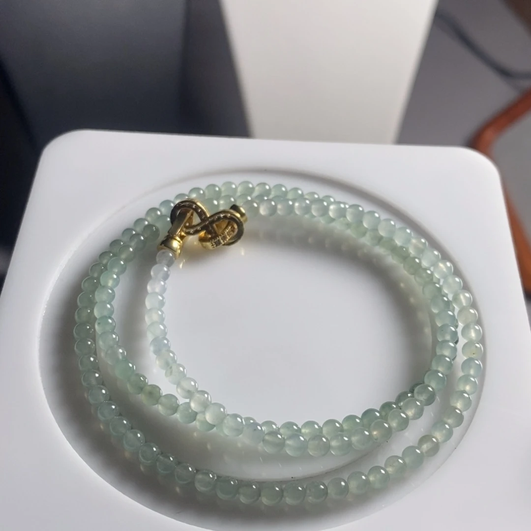 定制翡翠未镶嵌42 缅甸翡翠A货卡3.7