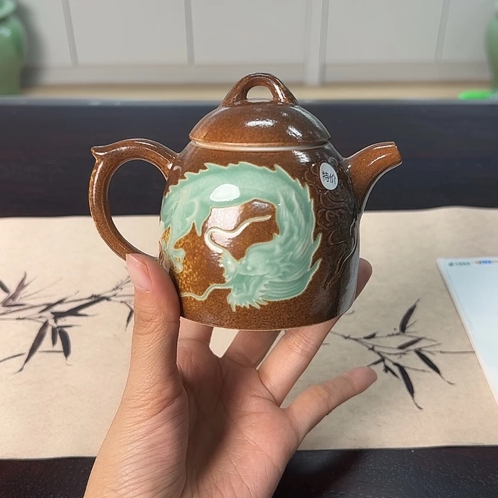 龙泉云间青瓷小米茶器