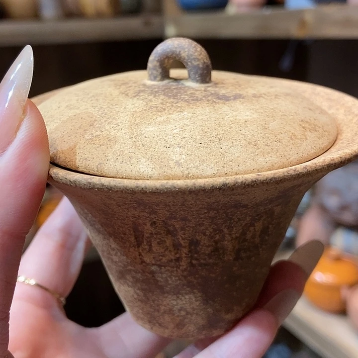 柴烧老岩泥高端茶器