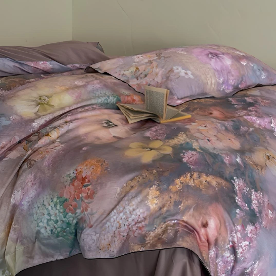 美凯龙-体验款【香雪】120支（60*60）长绒棉 四季亲肤透气高端四件套