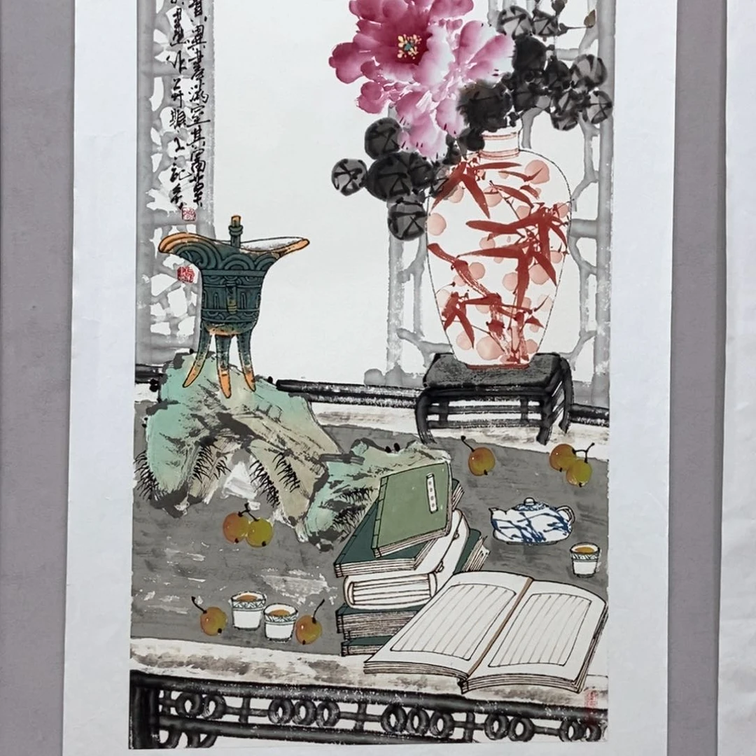 国画陈党明三尺精品佳作