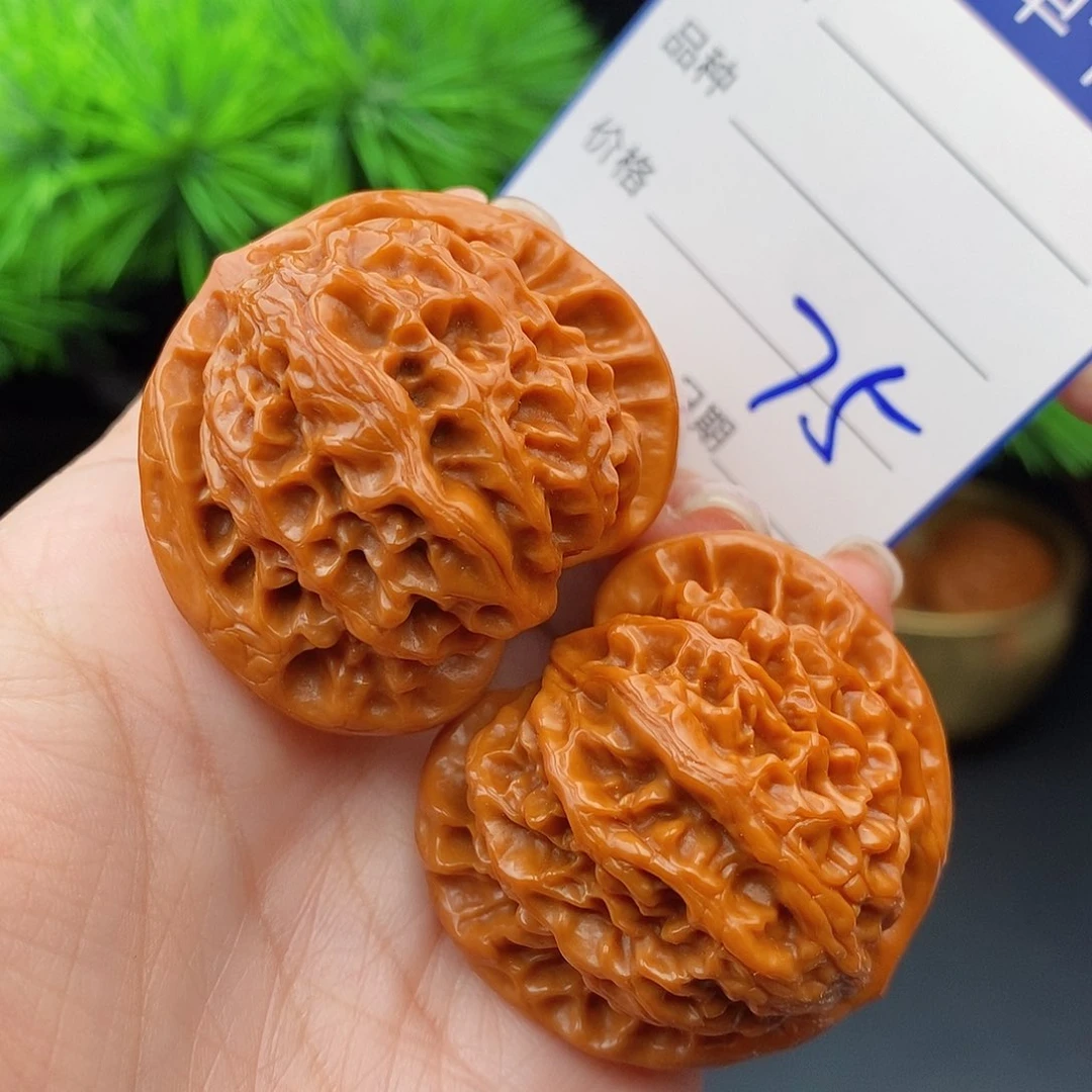 文玩核桃把件40宫灯75