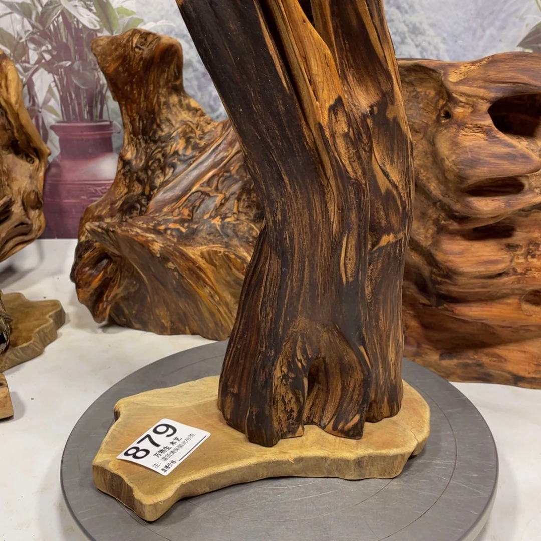 满***¥木清凉薄荷药香味随形摆件，土埋老料自然香韵造型独特