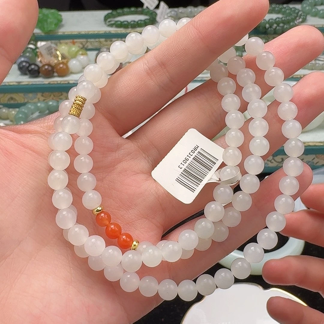 和田玉手串未镶嵌