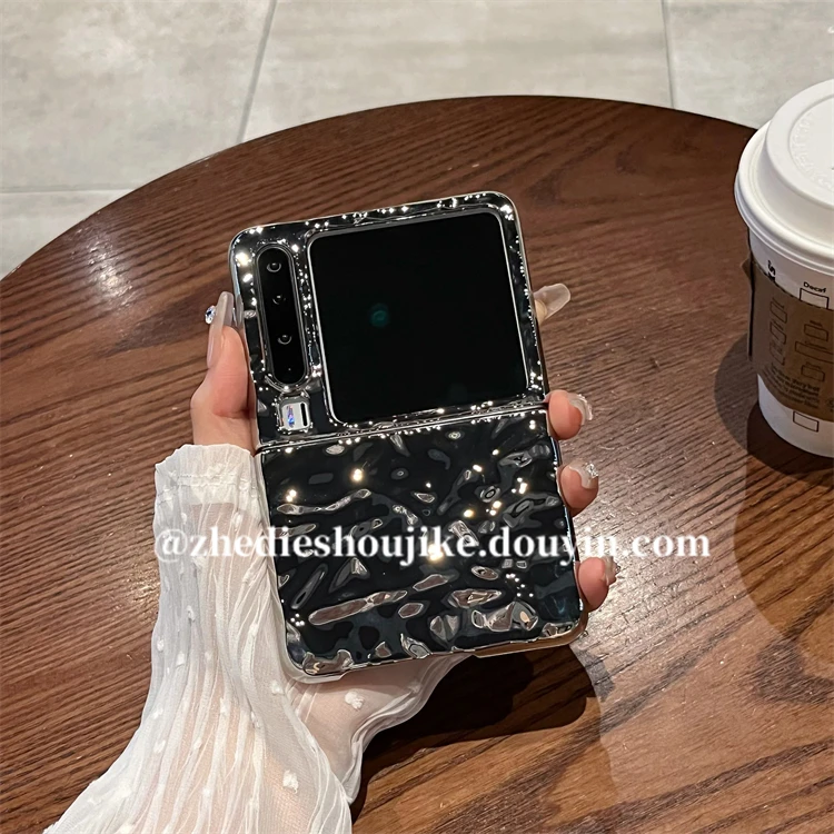 适用华为purax手机壳新款典藏版高级感电镀褶皱超薄防摔保护壳女