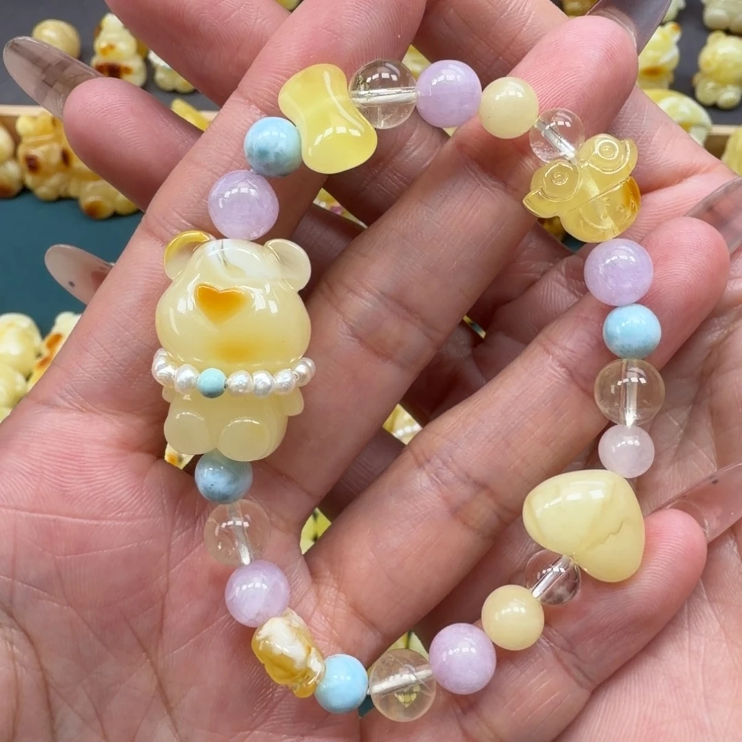 琥珀未镶嵌裸石蜜蜡
