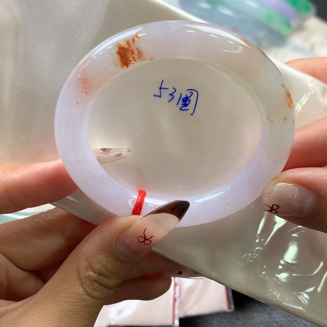 翡翠未镶嵌手镯（圆镯）31号