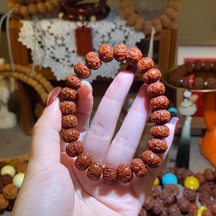 金刚菩提手串126玉华矮桩树王满肉素一物