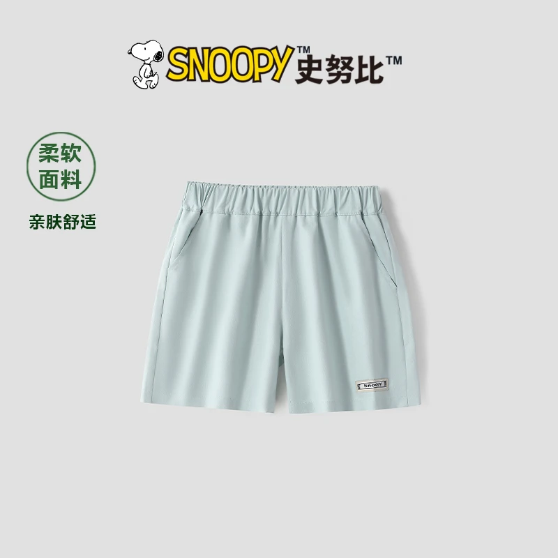 Snoopy/史努比2025夏季新款休闲男宝宝外穿舒适宽短裤子TYX7326