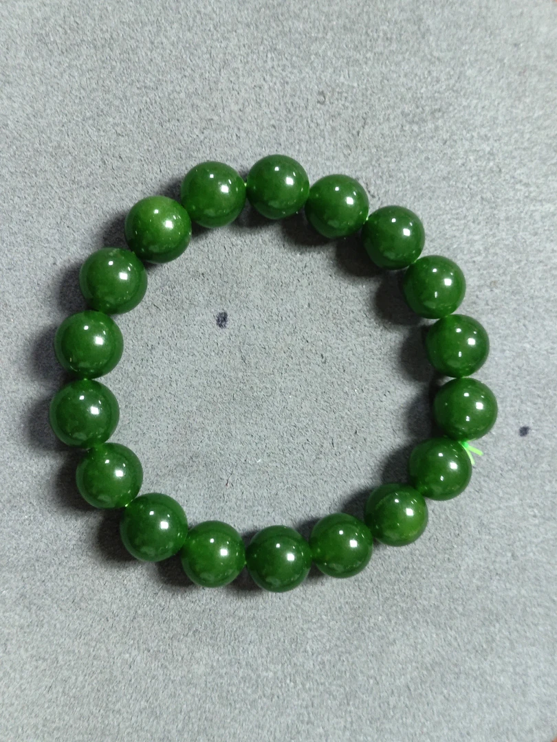 L55号卡10mm菠菜绿手串