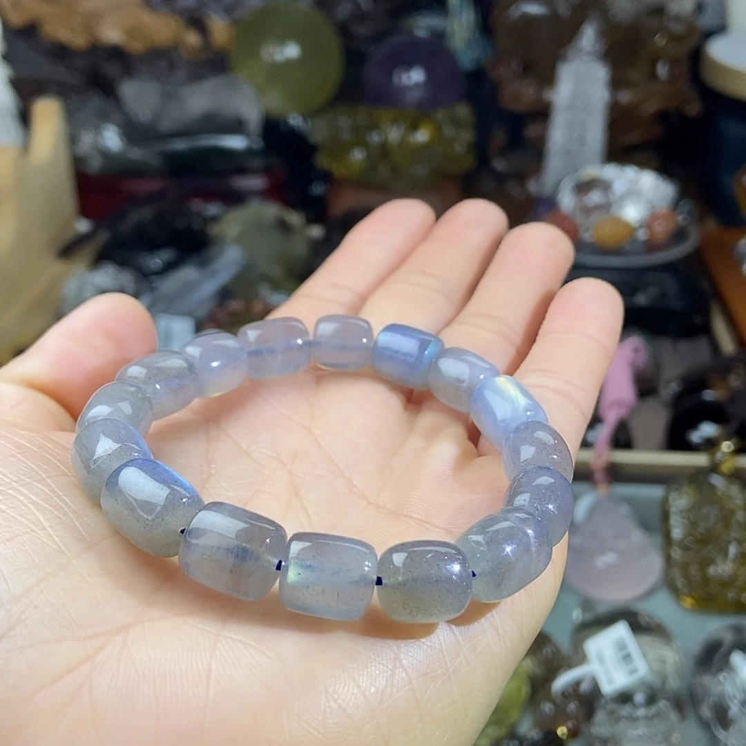 水晶套链未镶嵌耙*柑水晶手链