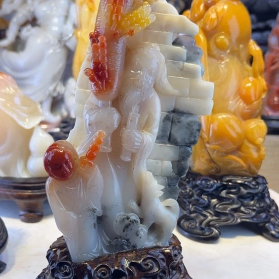 小***光寿山石印石摆件非常好