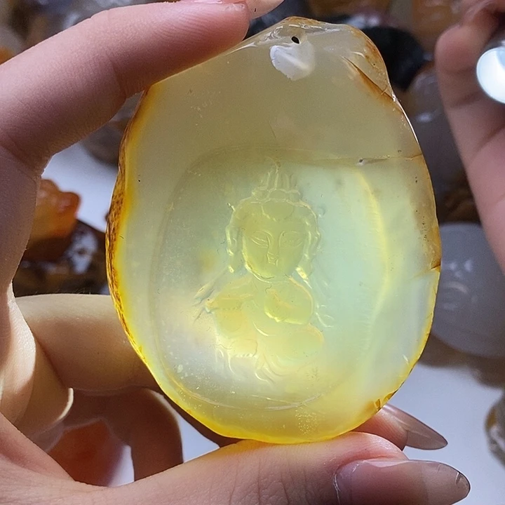 玛瑙/玉髓合金颈饰