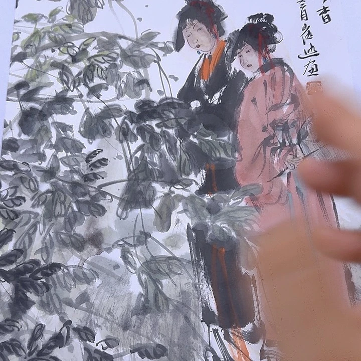 国画宋庄公选。宋庄公