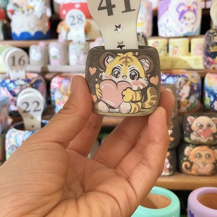 41……手工手绘花盆