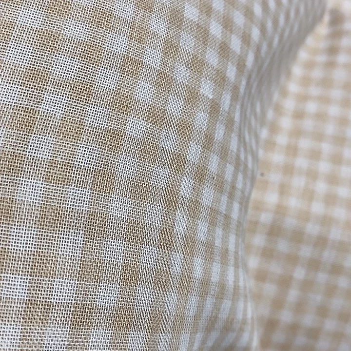 无纺布彩棉格子双层