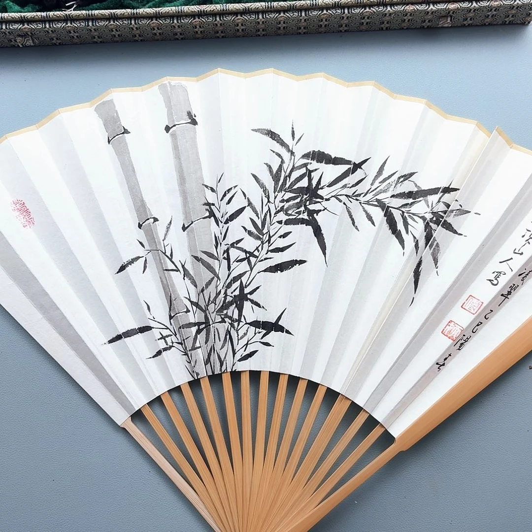 扇子95寸16方2.0排扣扇面