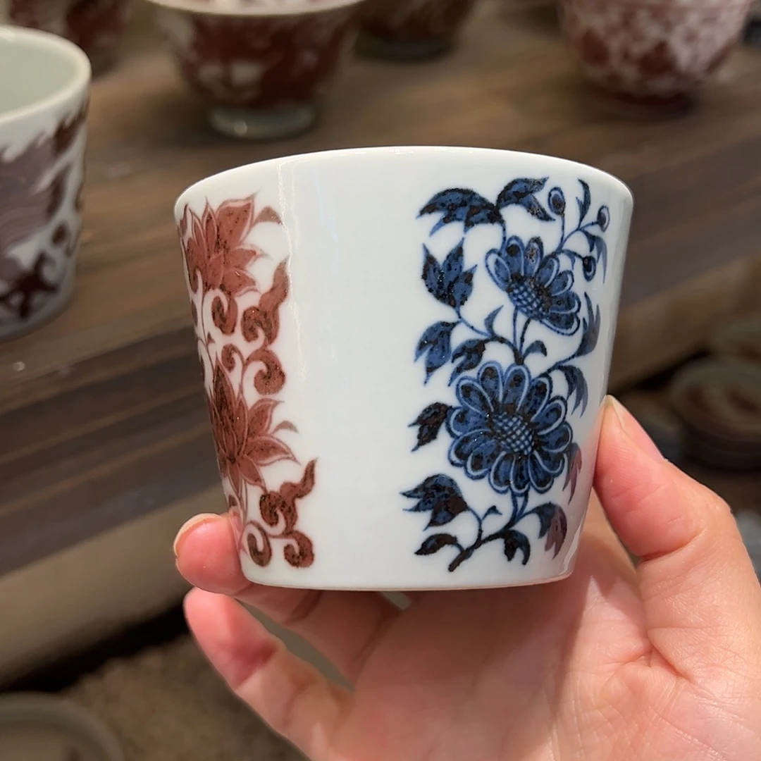 微瑕畅怀堂原矿釉里红