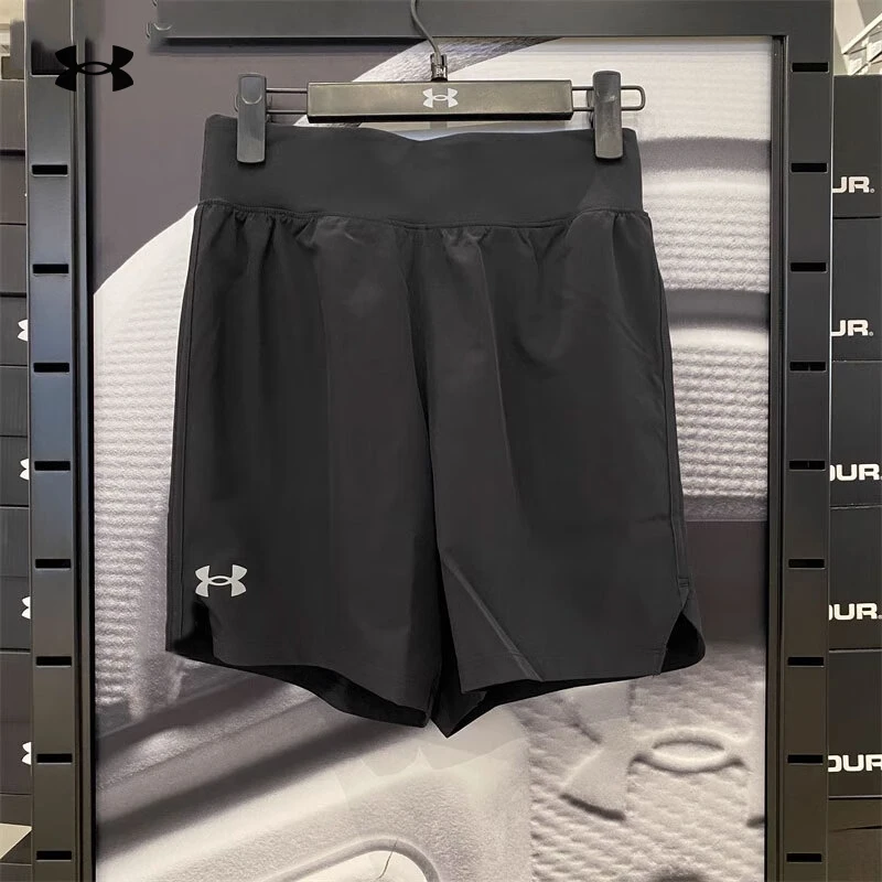 安德玛男士梭织快干裤跑步健身训练修身短裤休闲篮球裤1377484-DY