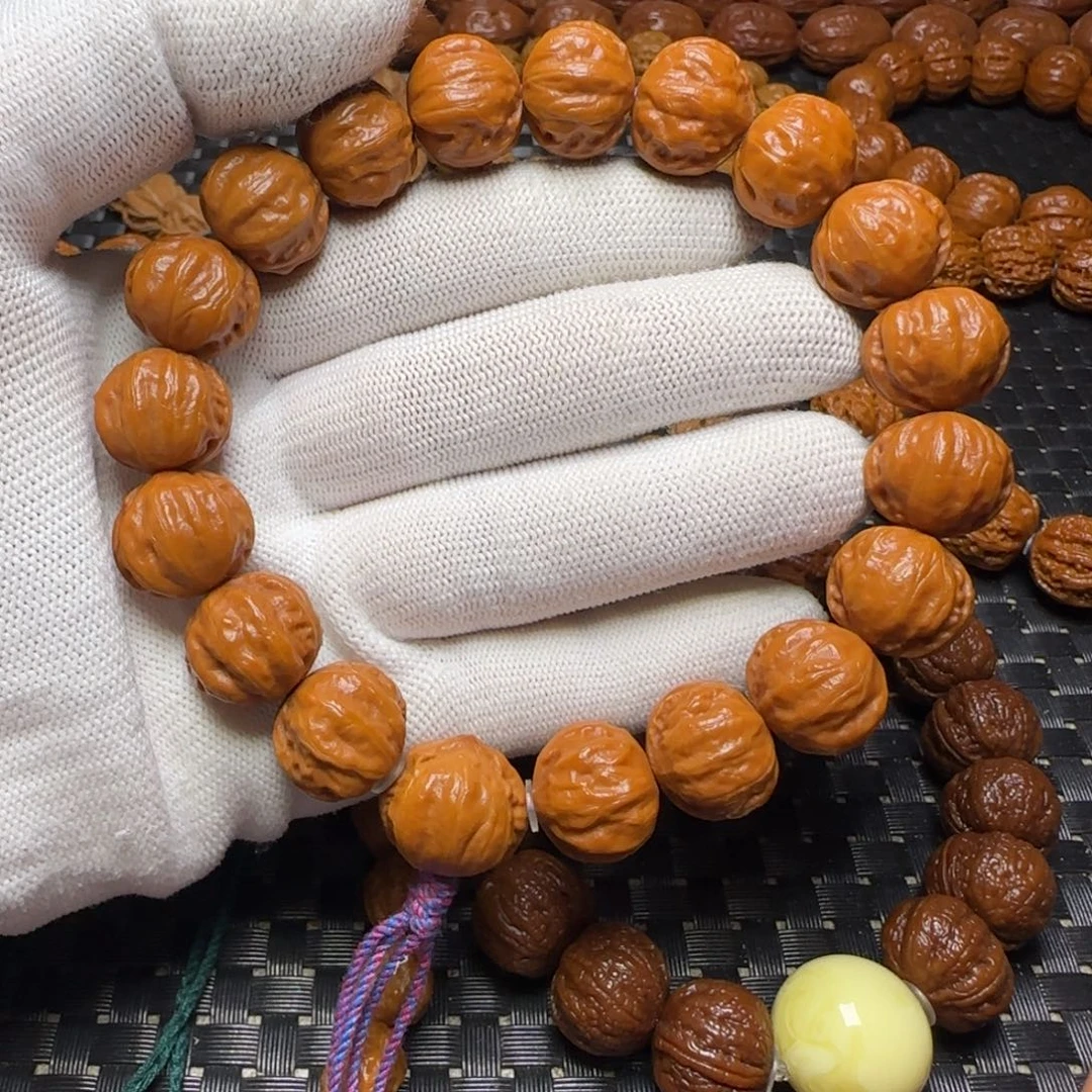 吊坠文玩核桃方肚磨盘