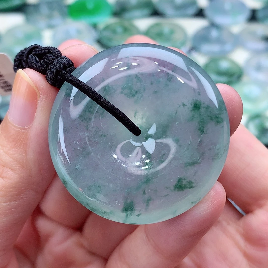 颈饰未镶嵌翡翠编号37-尺寸39.8/9.9