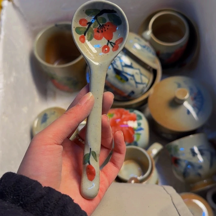 瓷片景德镇陶瓷手工手绘