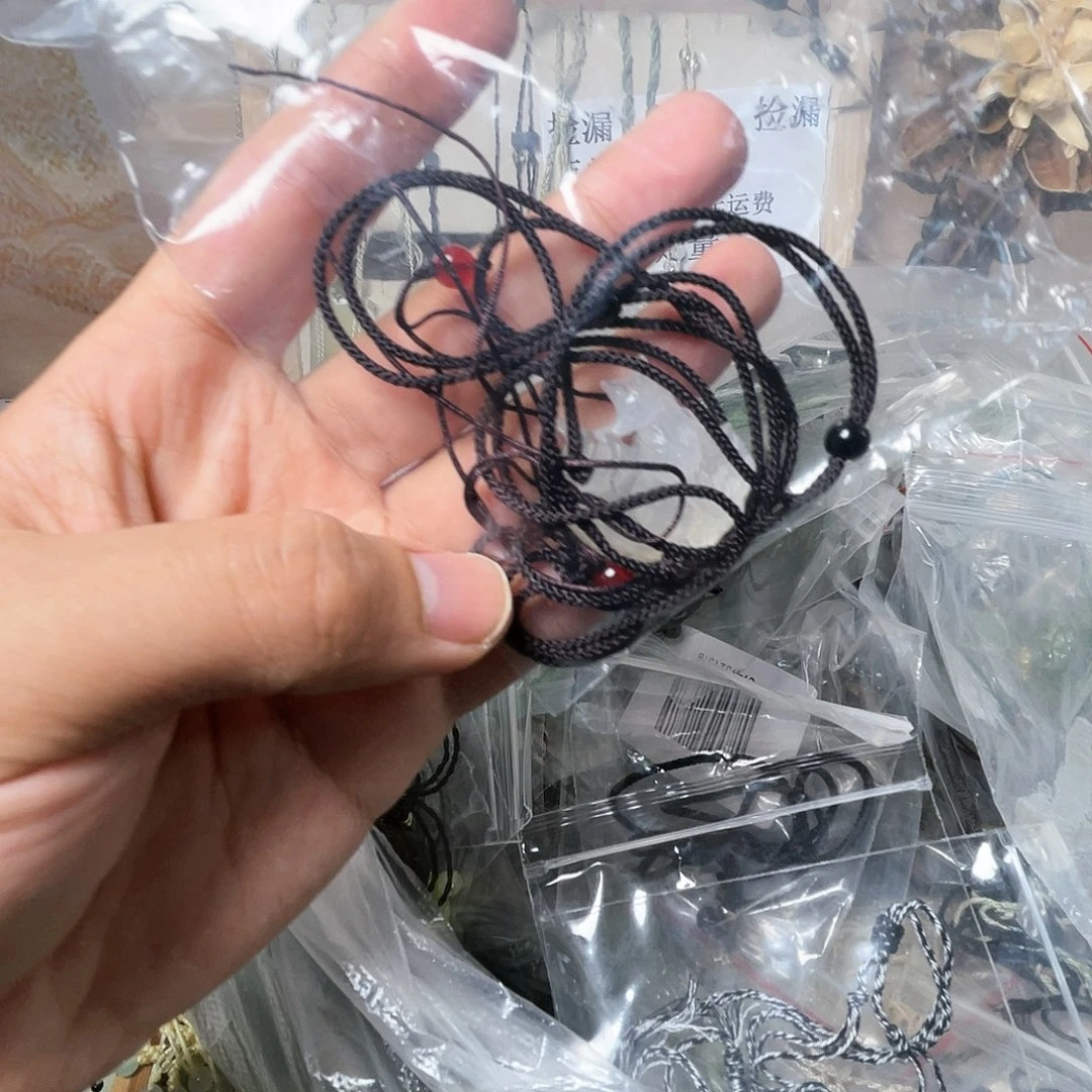 蛇纹石玉颈饰合金饭****6