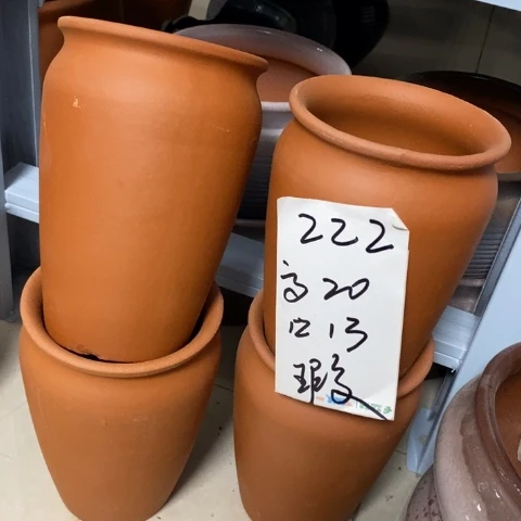 红陶粗陶花盆222